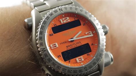 breitling emergency orbitor watch|Breitling watch with emergency beacon.